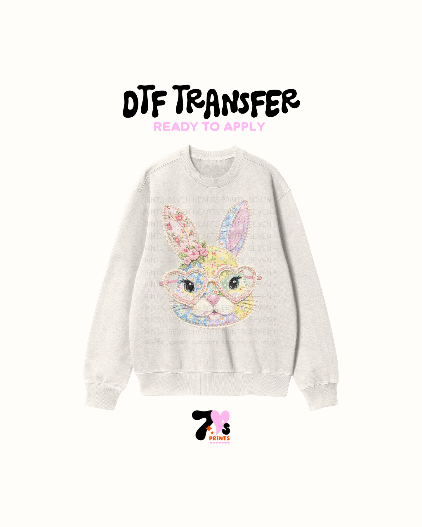 Cute Easter Bunny - DTF Transfers