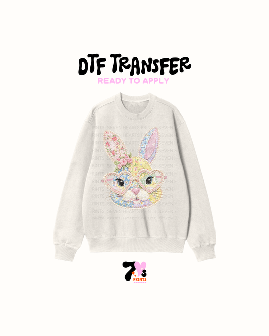 Cute Easter Bunny - DTF Transfers