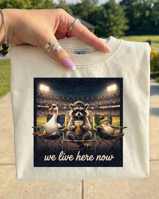 We live here now - DTF Transfers