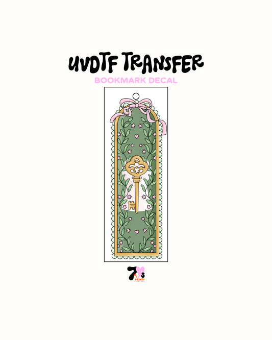 Secret Garden - UVDTF Bookmark Decal