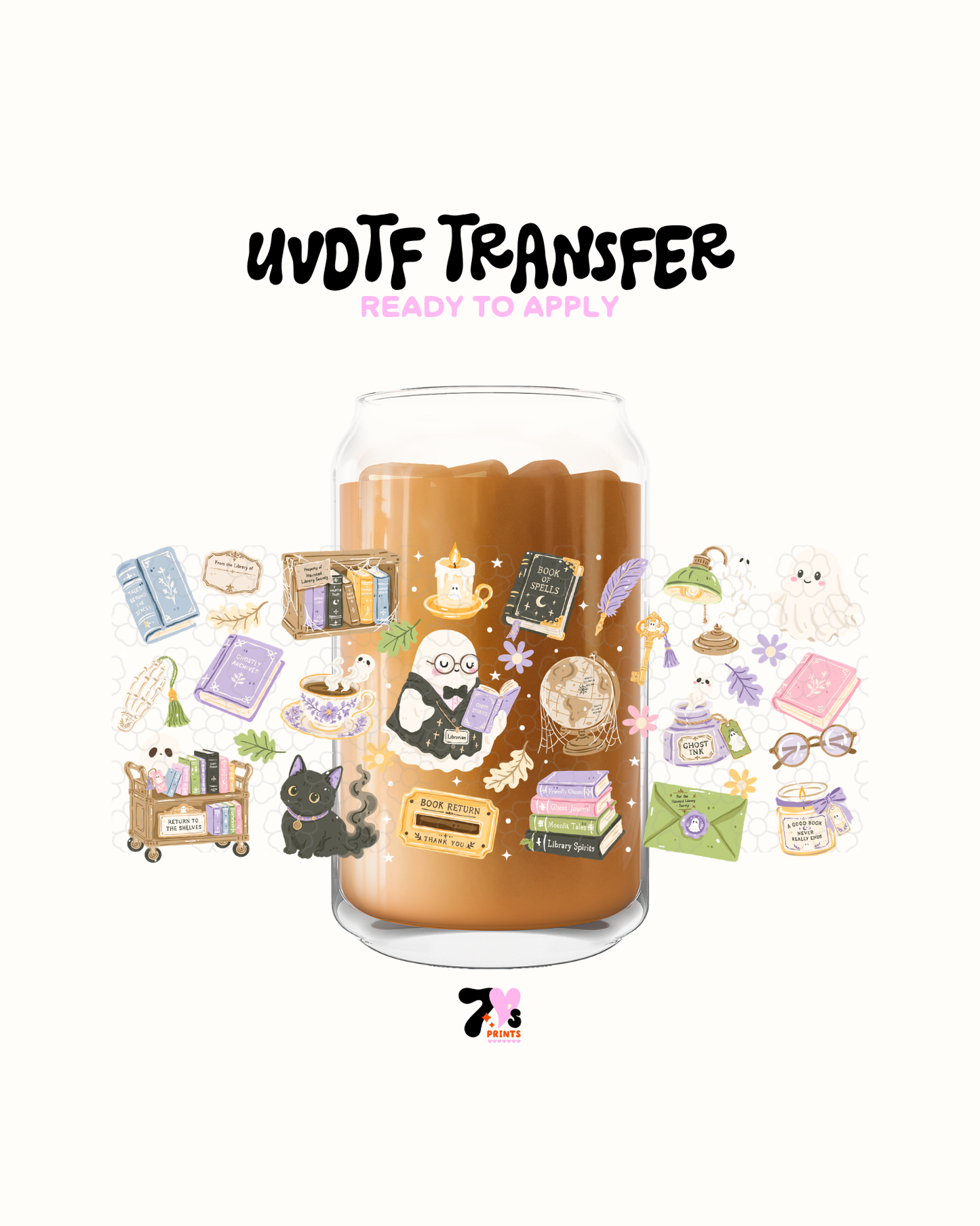 Mystery spooky ghost - UVDTF Wrap