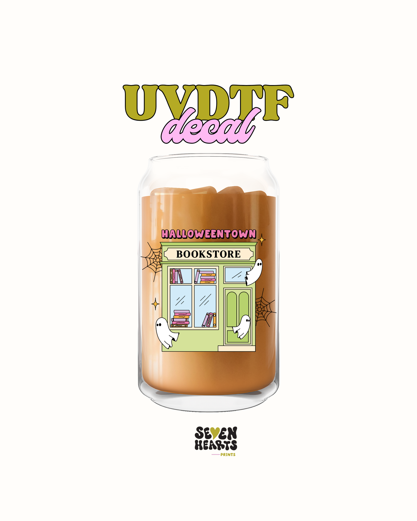 Librería de Halloween - UV DTF