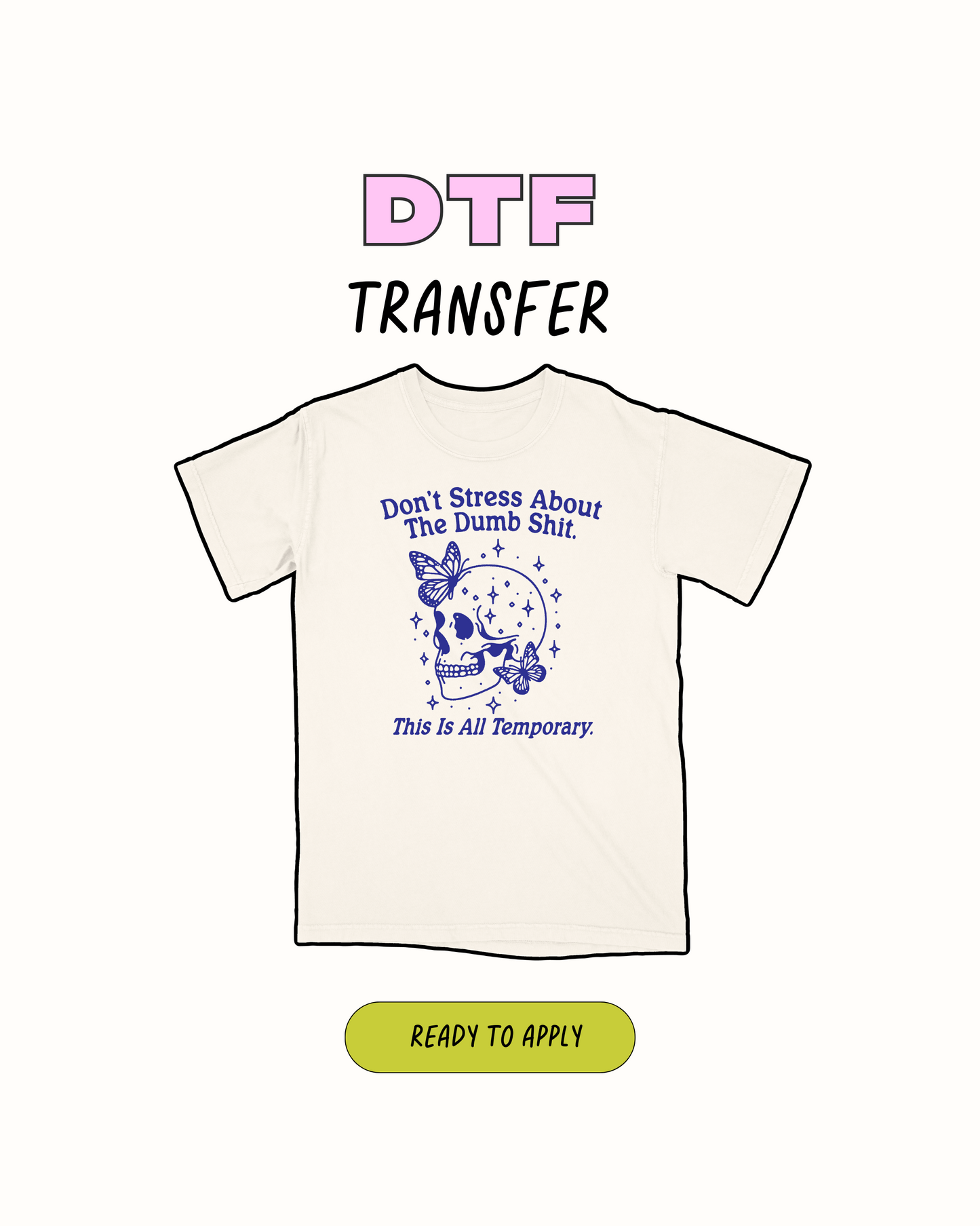 No te estreses: transferencia DTF