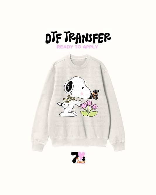 Spring snoopy- DTF Transfers