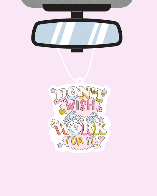 Work for it - Air Freshners Set fof 4 (PRE-ORDER)