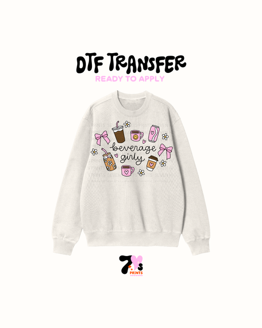 Beverage Girl -  DTF Transfers