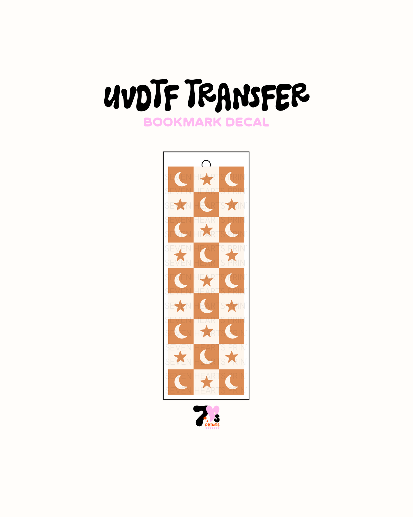 UVDTF Bookmark Decal #348