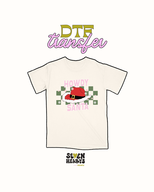 Howdy santa - DTF Transfer