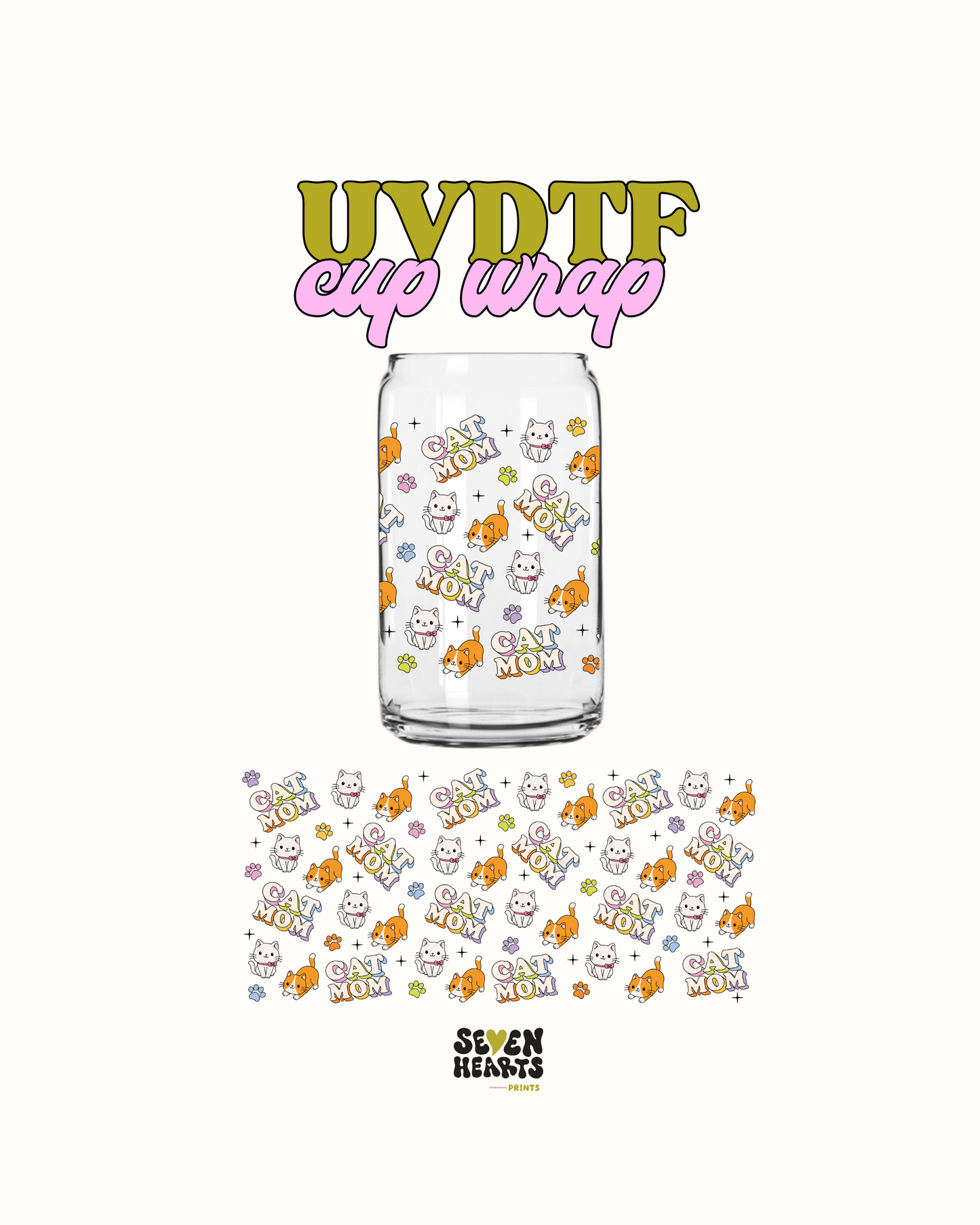 Cat mom - UV DTF