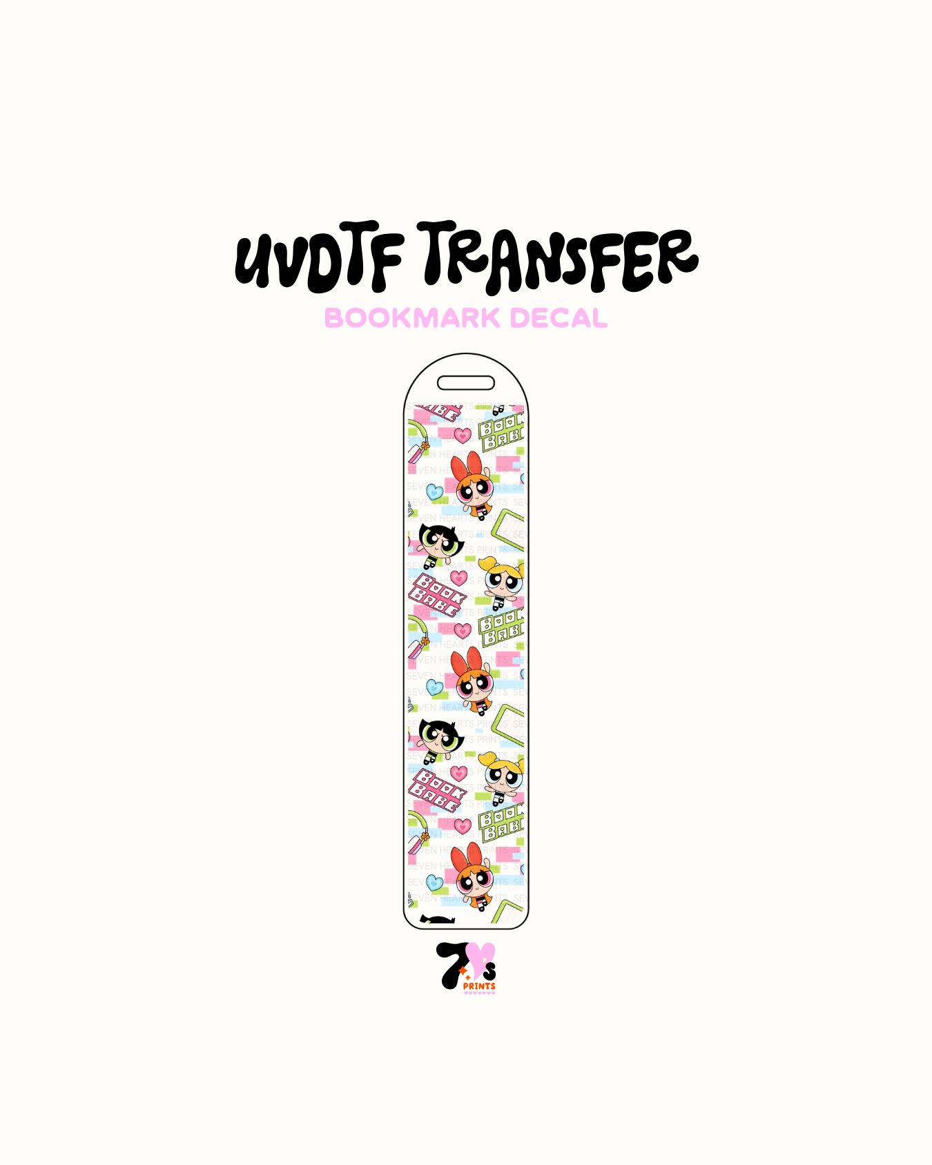 #150 UVDTF Bookmark Decal 1.1