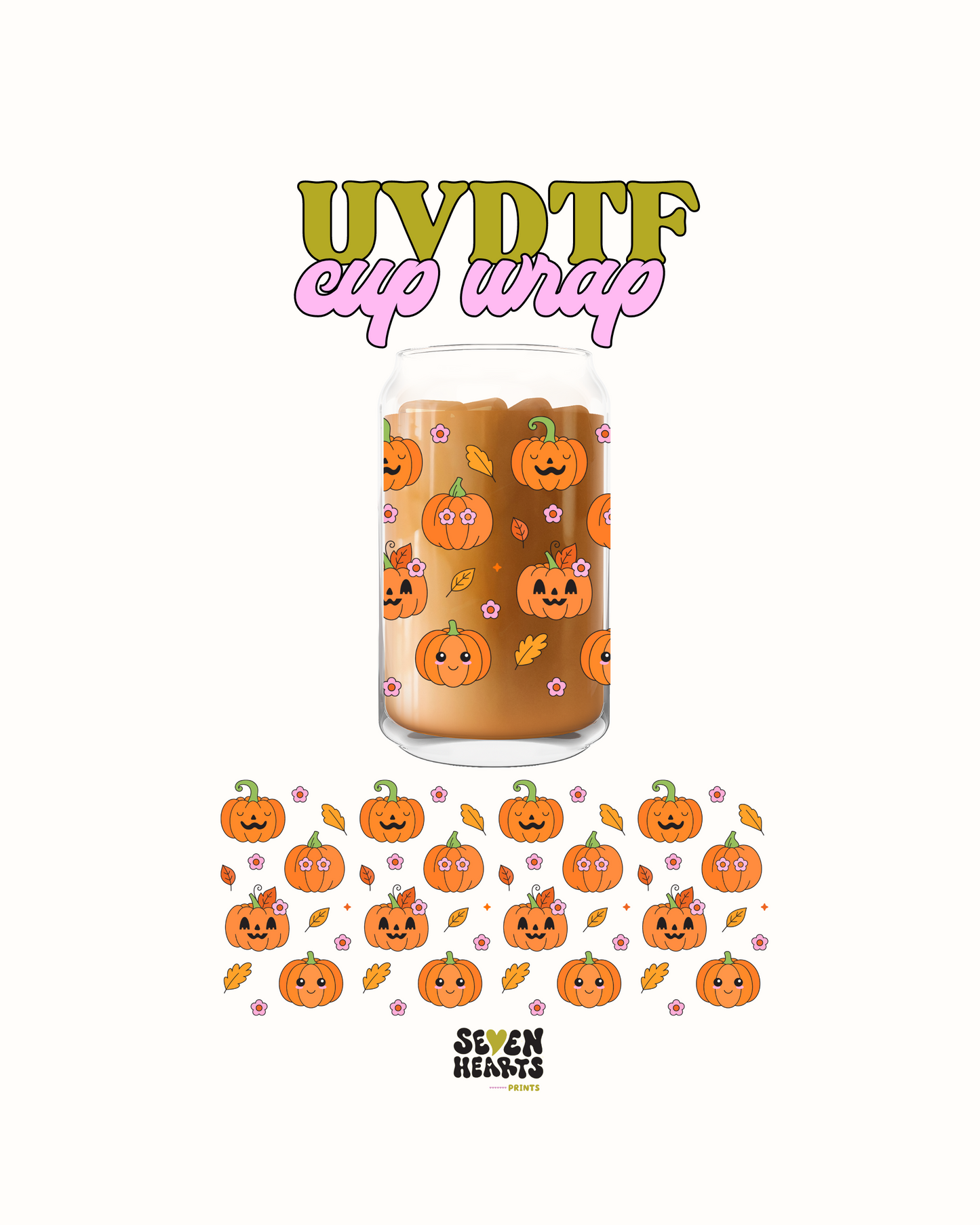 Lindas calabazas - UV DTF