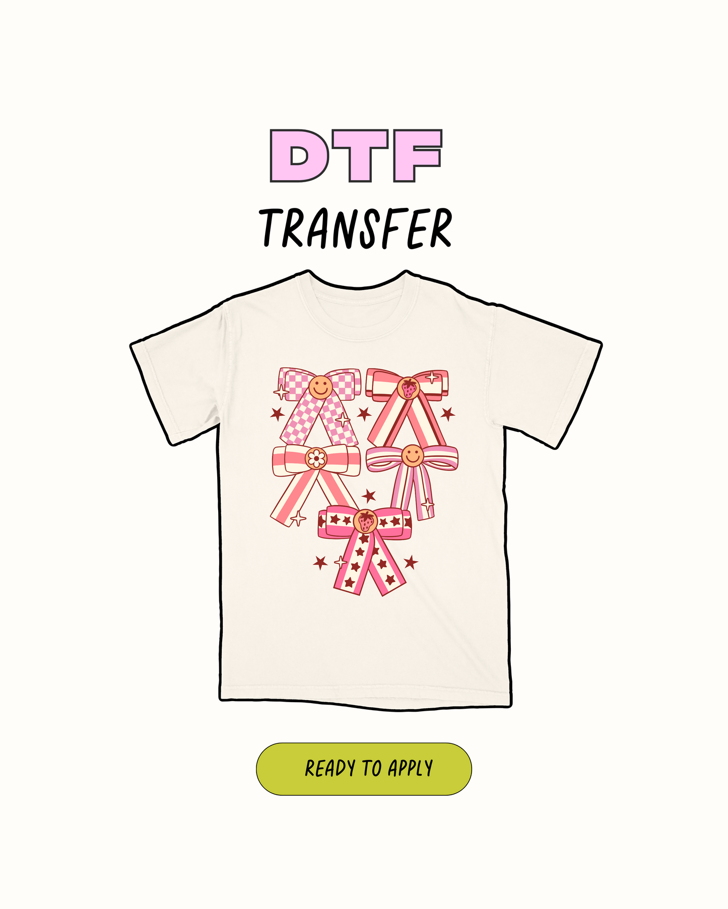 Cute Bows - DTF Transfer