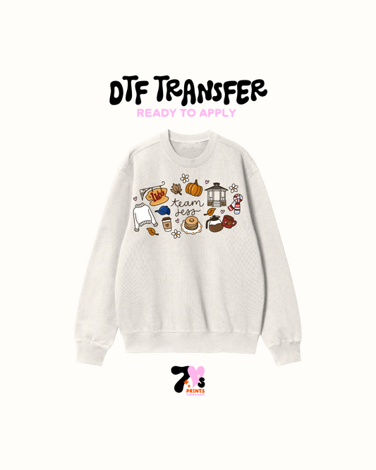 Team Jess - DTF Transfers