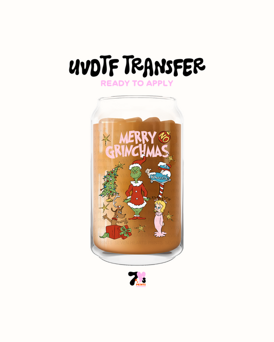 Merry grinch's pink - UVDTF Decal