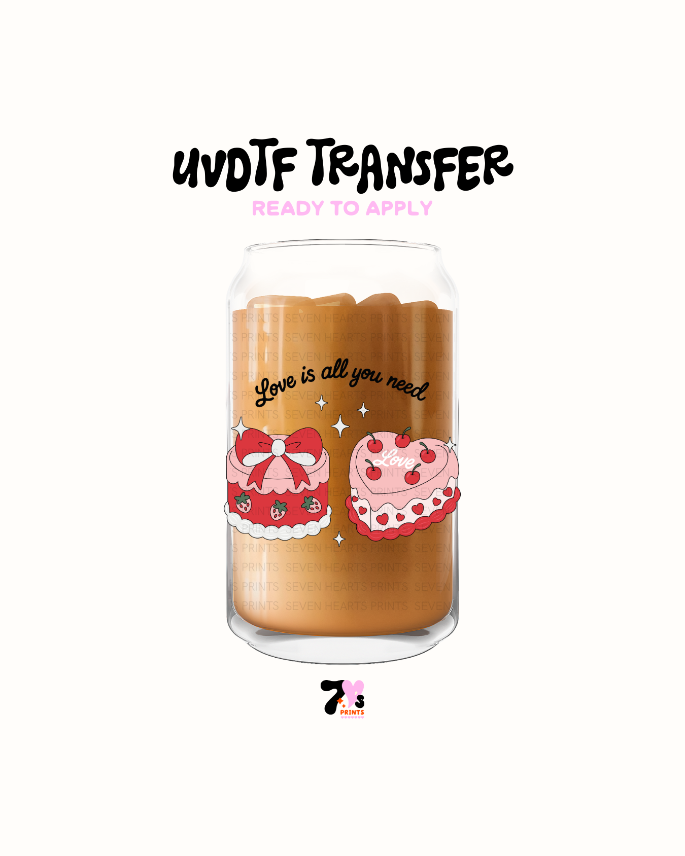 Love is all you need - UVDTF Decal