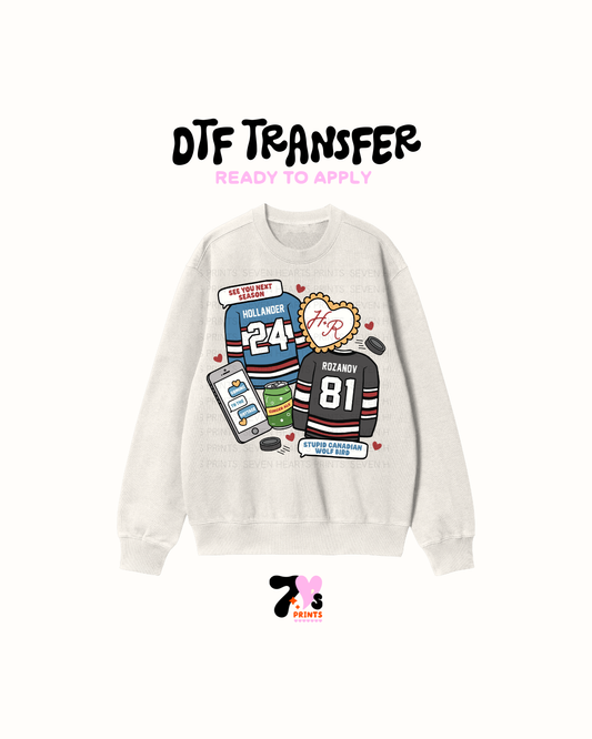 Stupid canadian wolf bird  - DTF Transfers