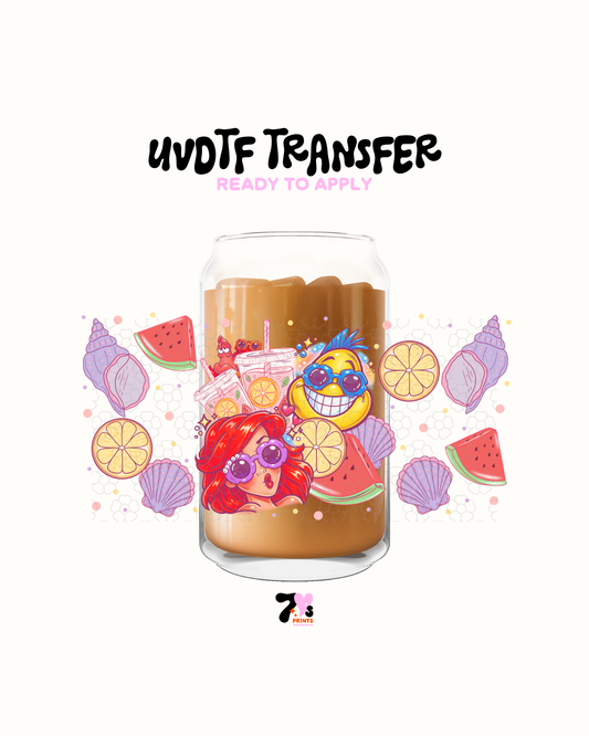 Mermaid under the sea - UVDTF Wrap