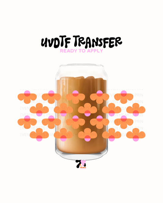 Groovy flowers - UVDTF Wrap