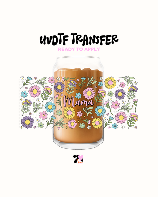 Mom Flowers - UVDTF Wrap