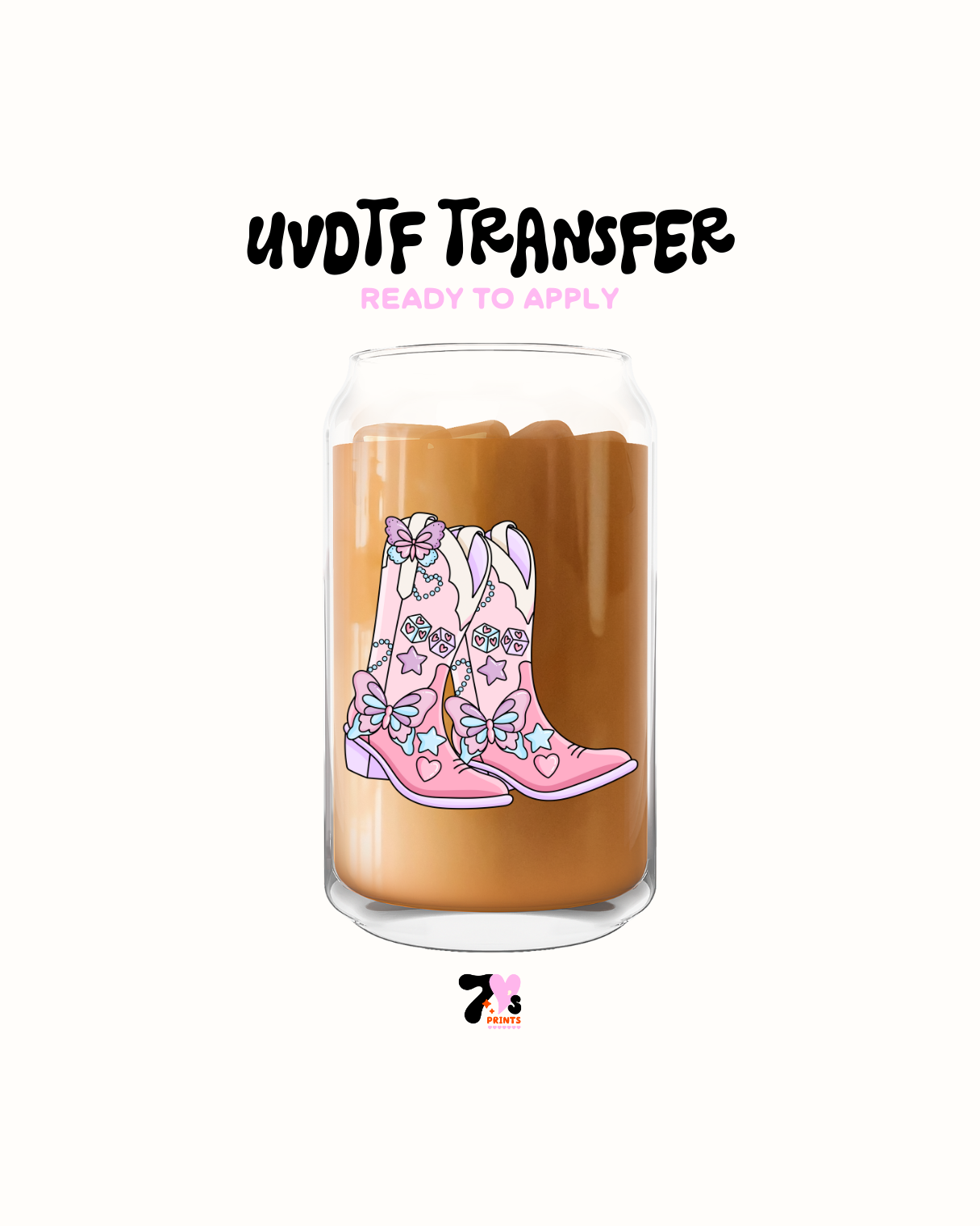Cute boots - UVDTF Decal