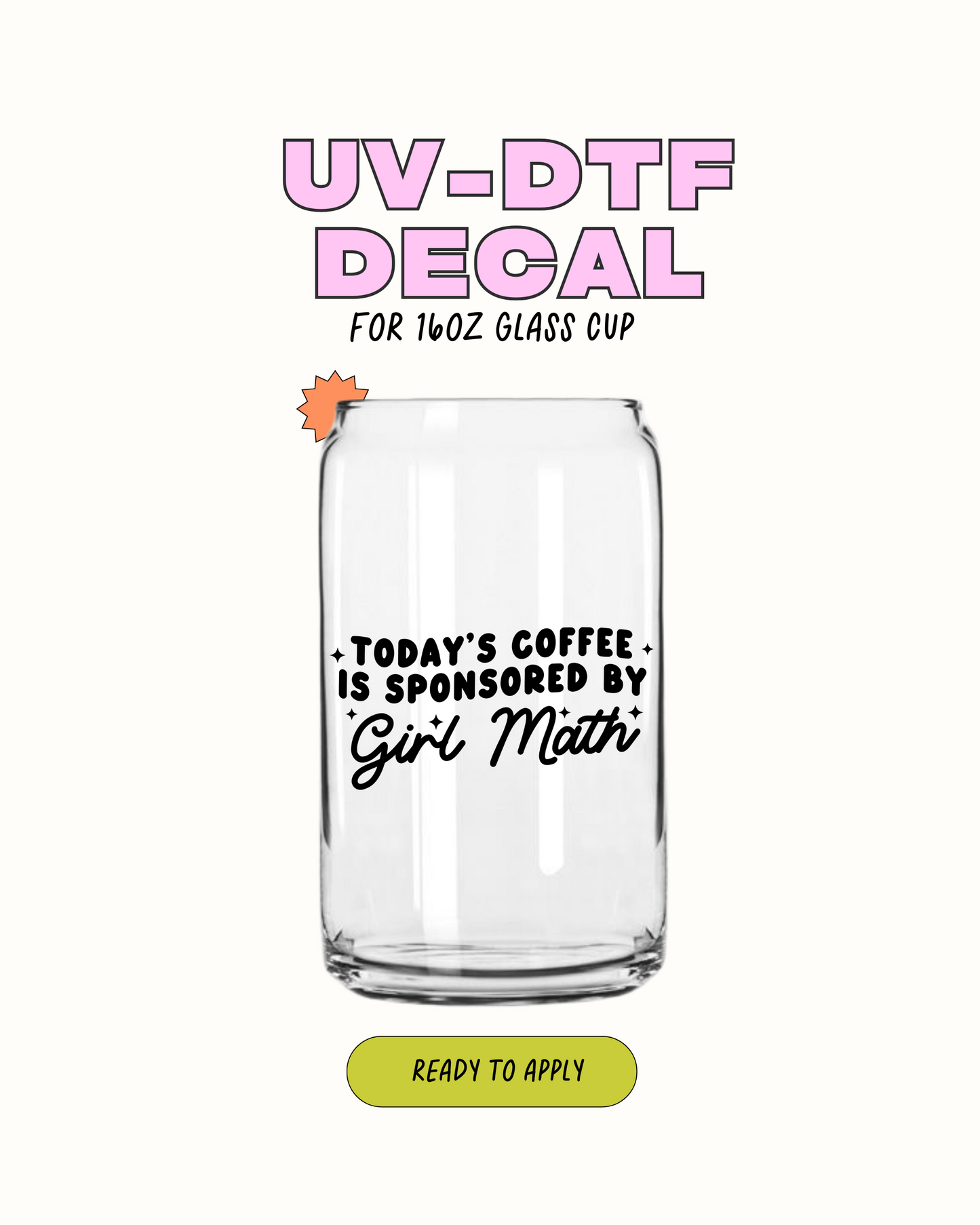 Sponsored by Girls math - UVDTF
