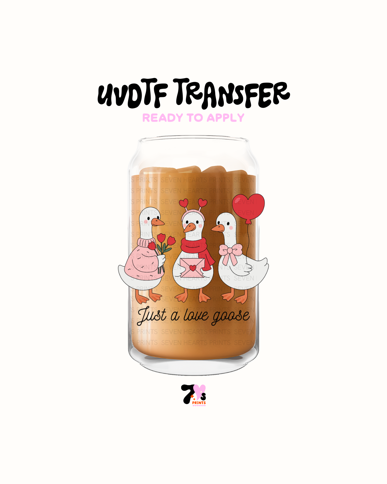 Just a Love Goose - UVDTF Decal