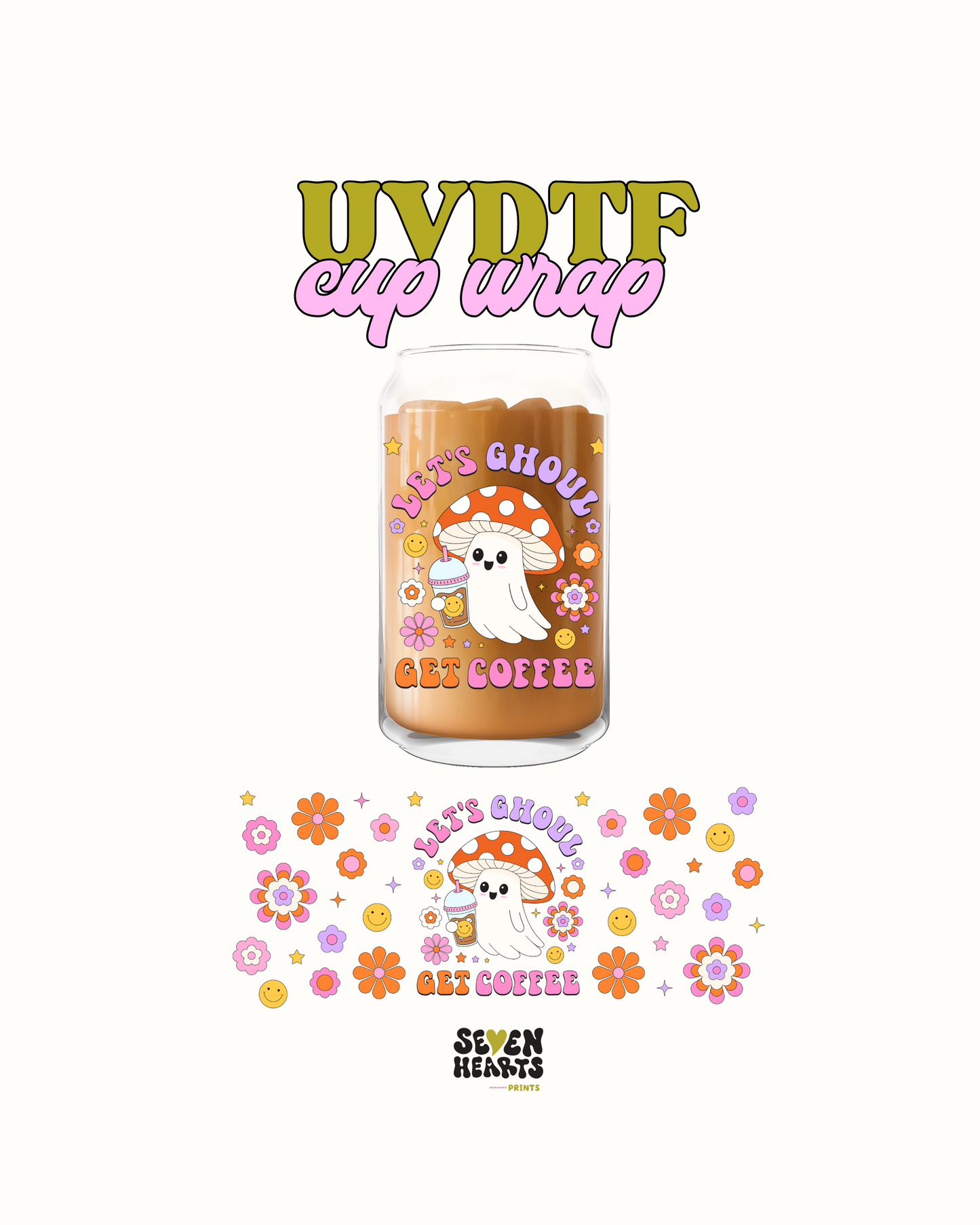 lets ghoul get coffee - UV DTF