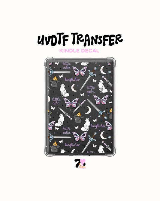 Quicksilver - UVDTF Kindle Decal