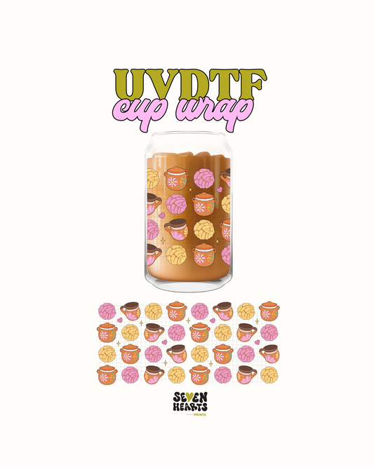 Cafe conchas y frijoles  - UV DTF