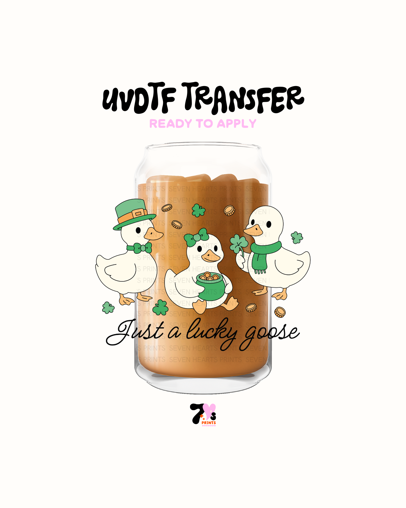 Just a Lucky Goose - UVDTF Decal