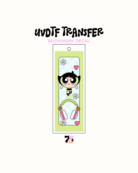 Green Girl - UVDTF Bookmark Decal