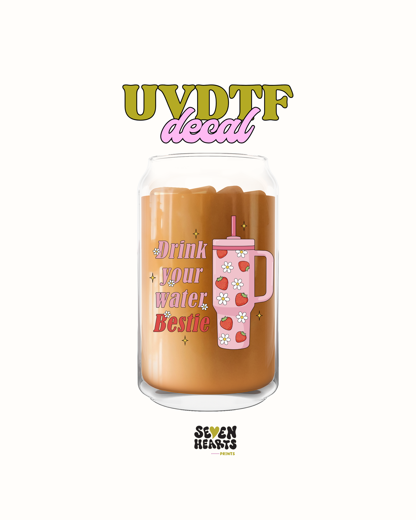 Bebe tu agua - UV DTF