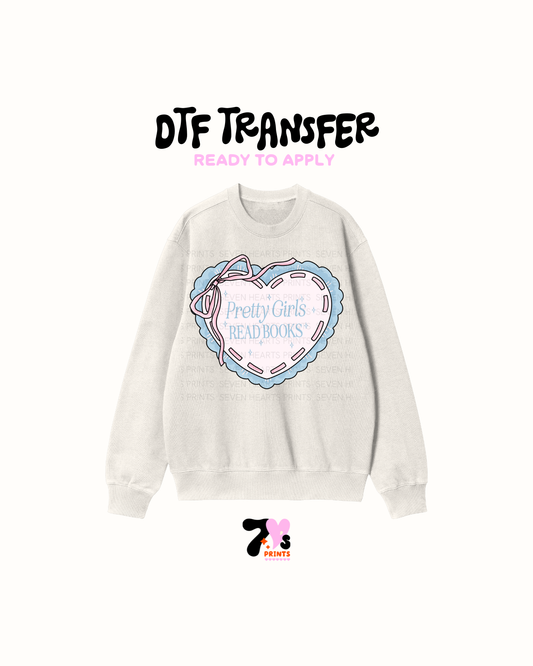 Preatty girls Read Books - DTF Transfers