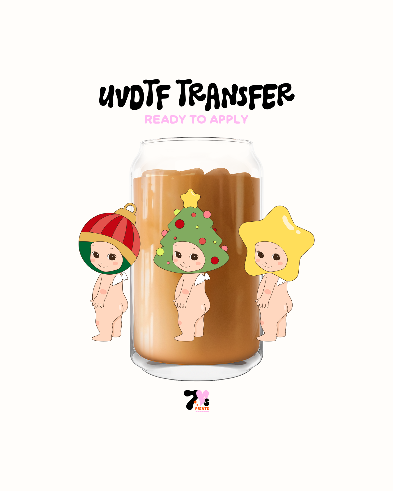 Xmas Angels - UVDTF Decal