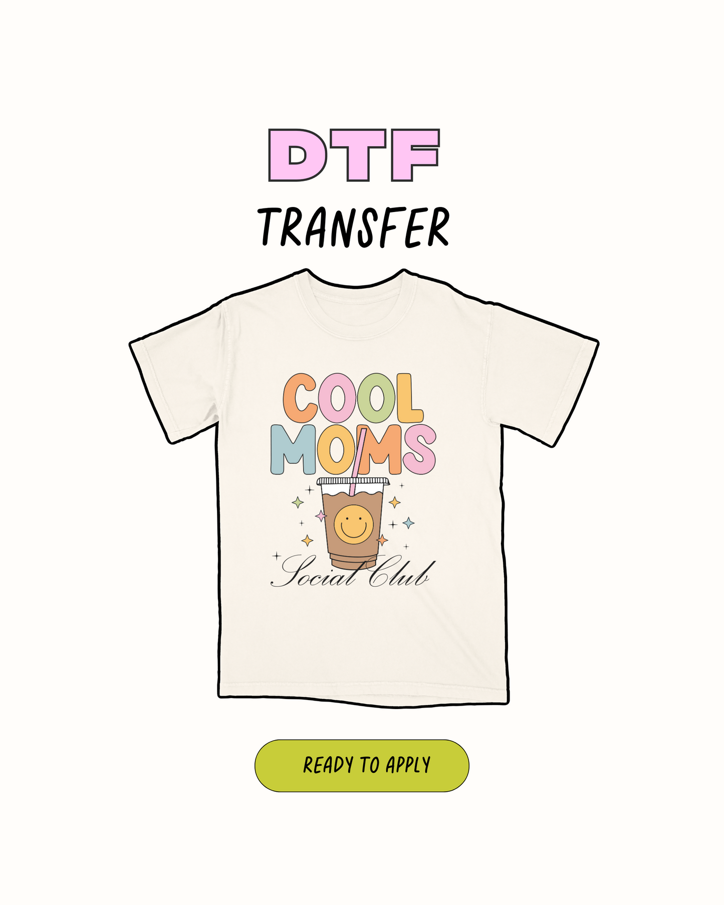 Cool mom Social Club - Transferencia DTF