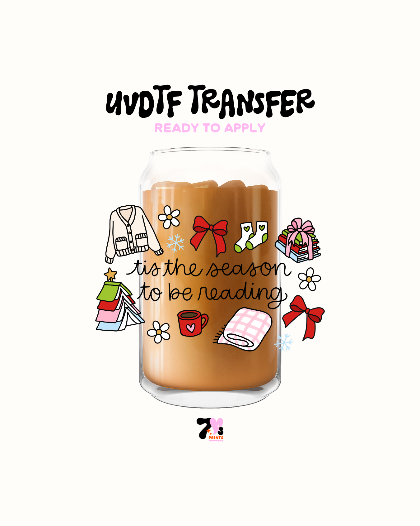 Its the season to be reading- UVDTF Decal