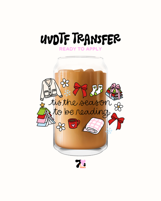 Its the season to be reading- UVDTF Decal