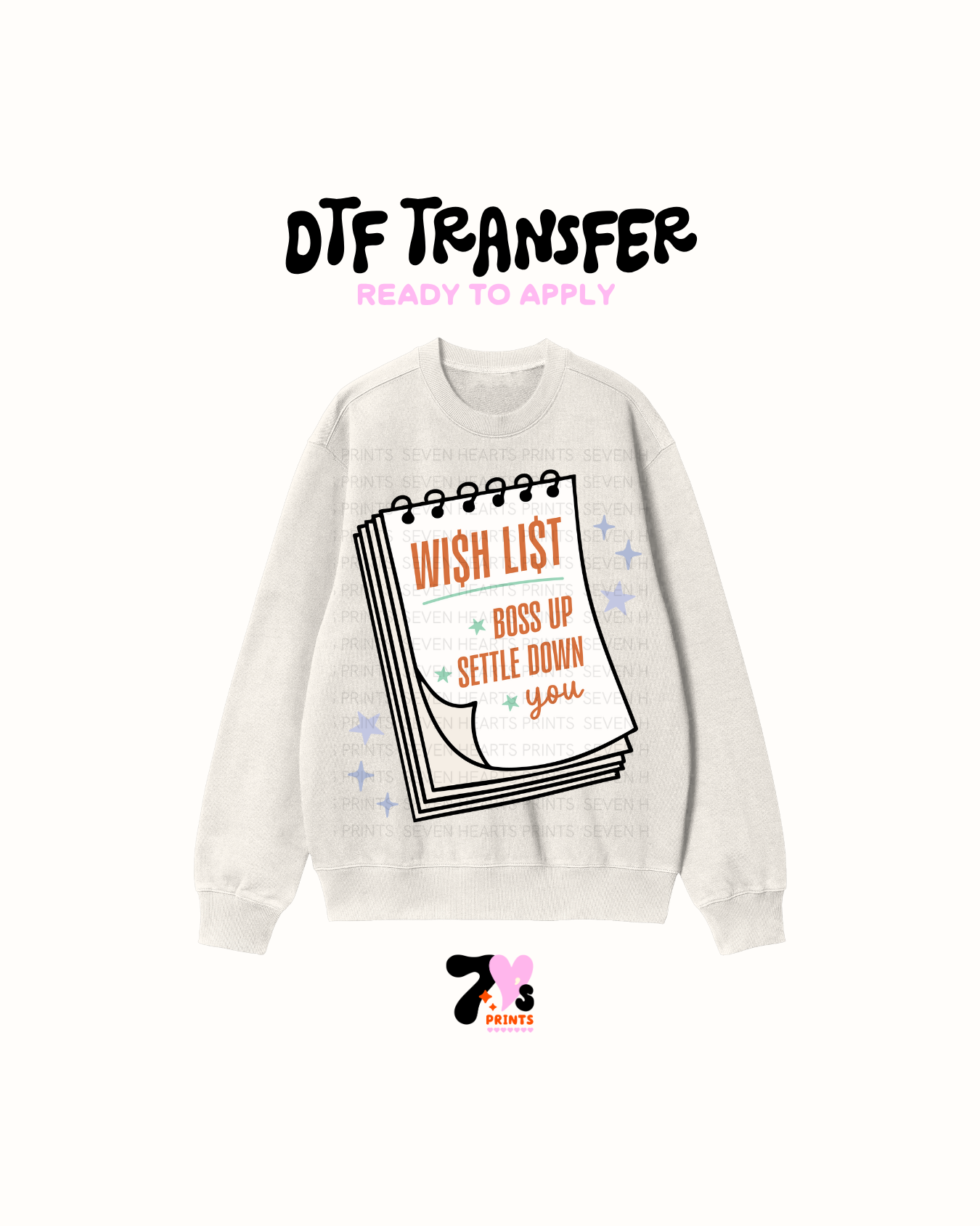 Boss up settle down  - DTF Transfers