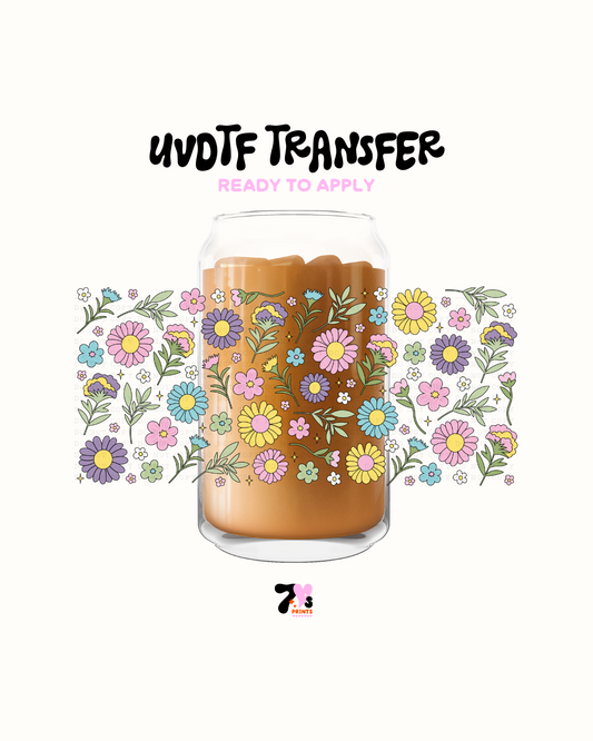 Cute Flowers - UVDTF Wrap