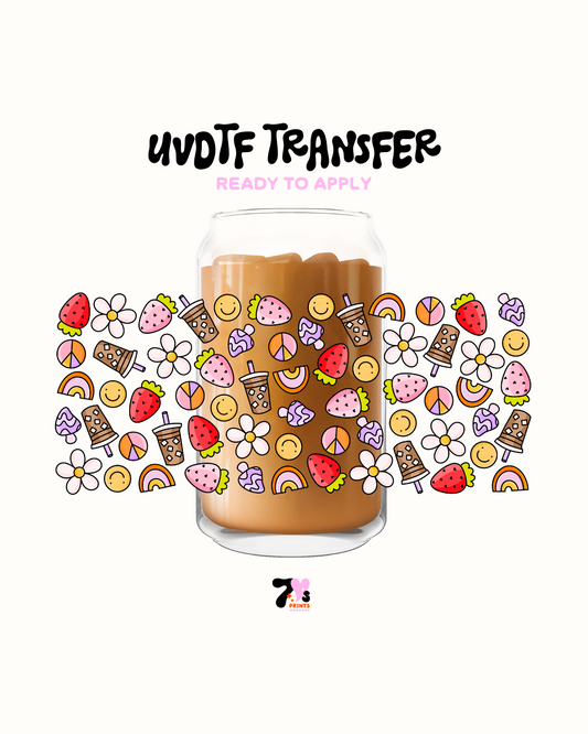 Groovy doodle - UVDTF Wrap