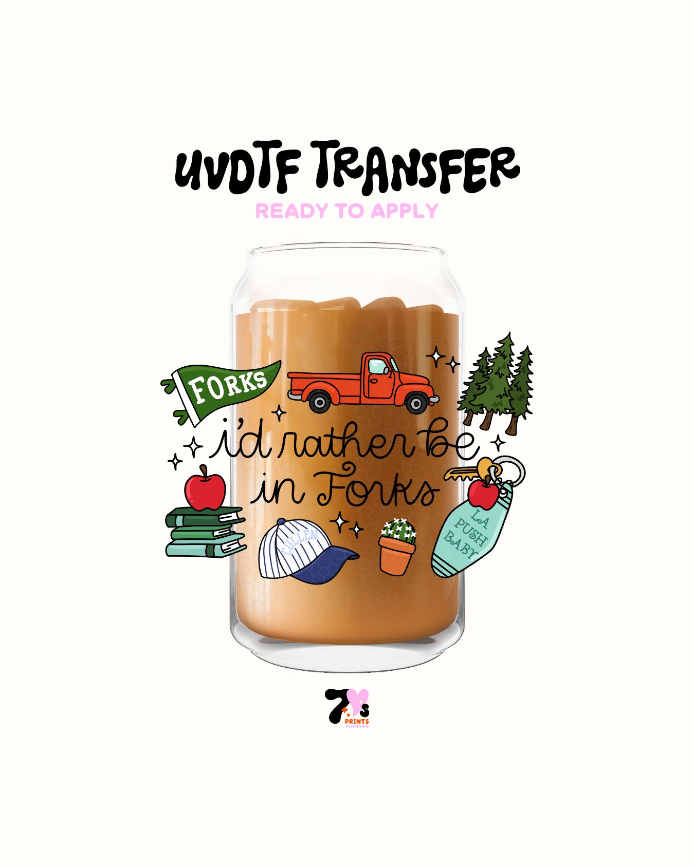 Id rather be in the forks - UVDTF Decal