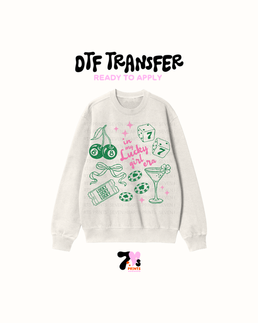 In my lucky girl era - DTF Transfers