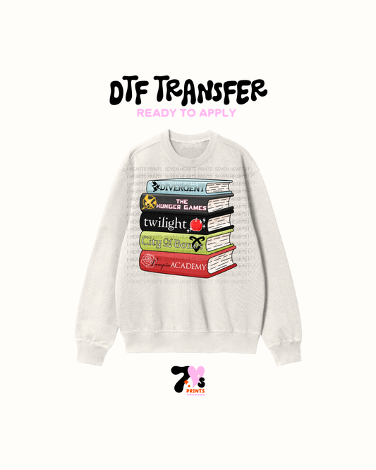Twiglight books DTF Transfers