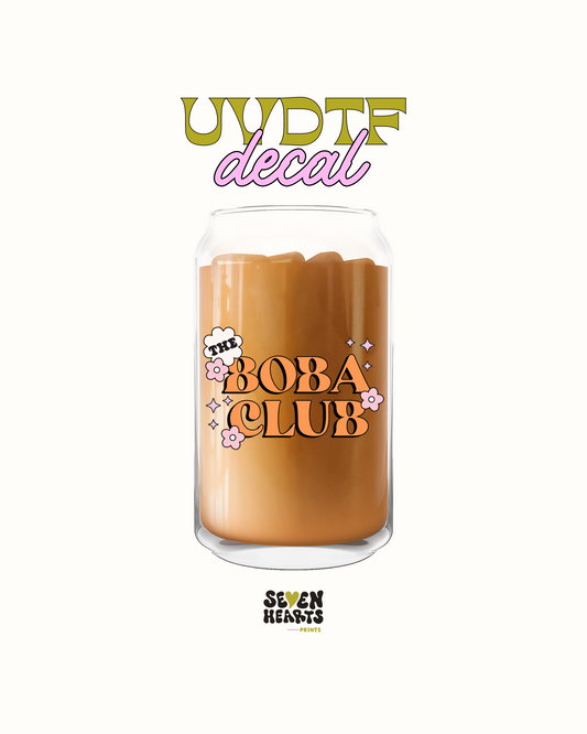 boba club- UVDTF