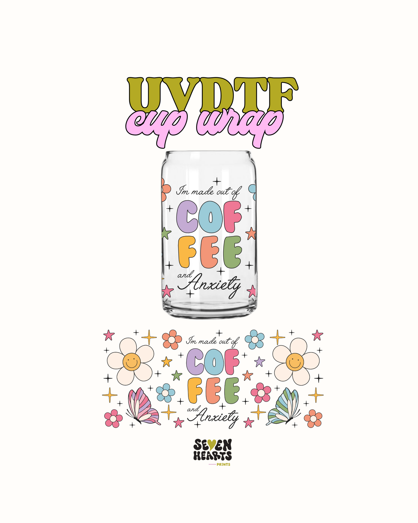 Coffee and anxiety 2 - UV DTF