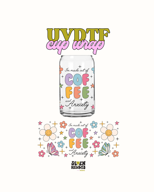 Café y ansiedad 2 - UV DTF 