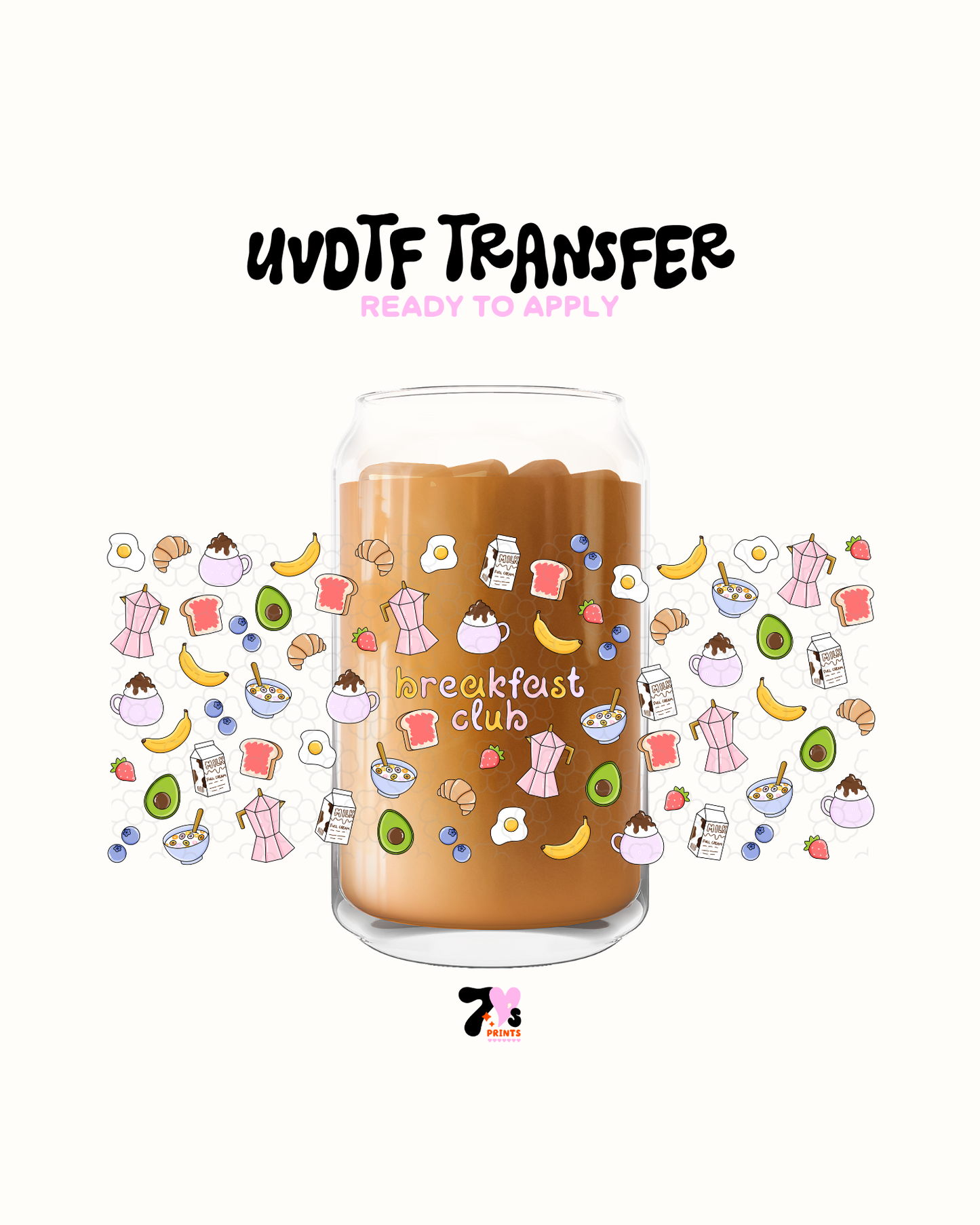 Breakfast club - UVDTF Wrap