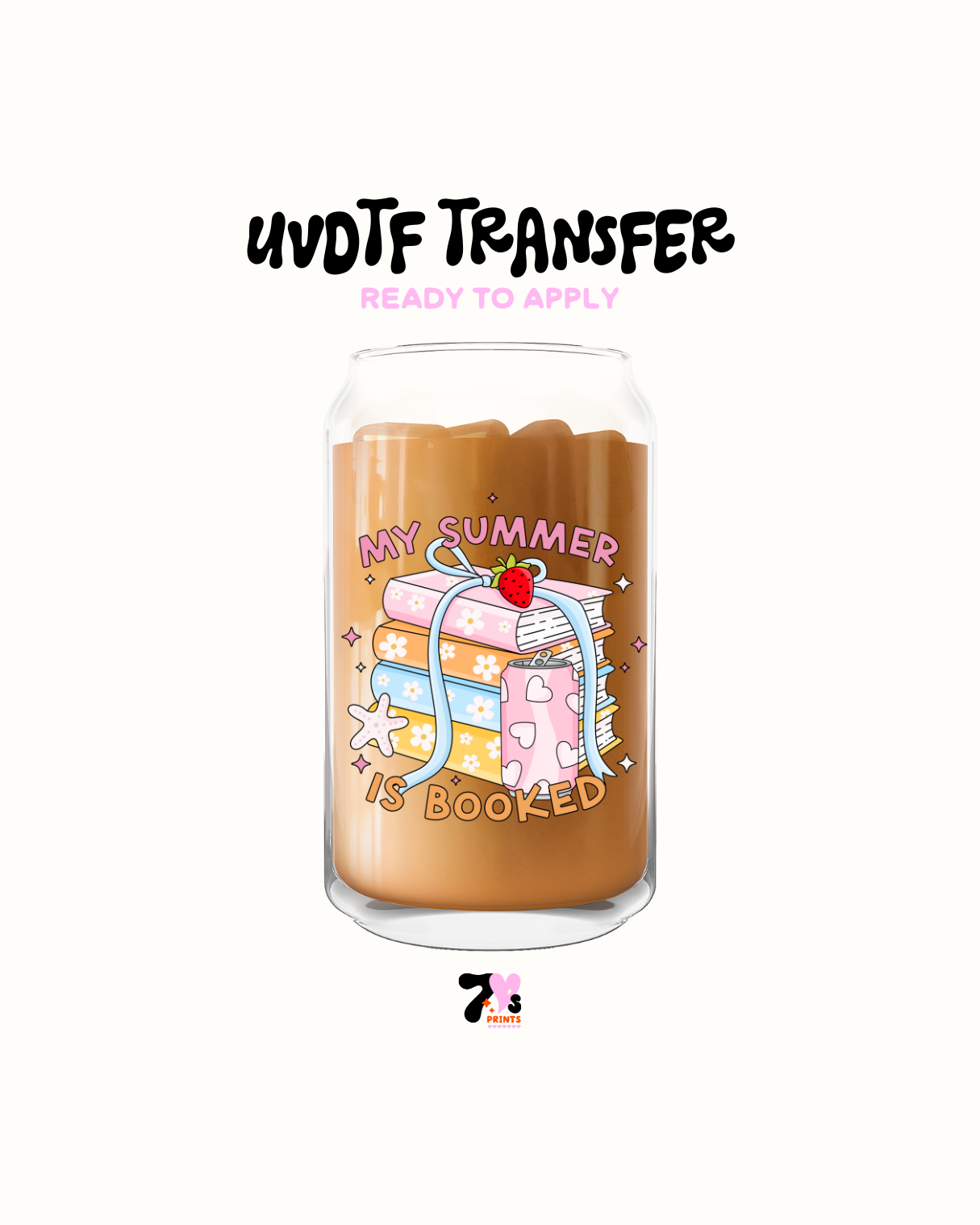 My Summer is Booked - UVDTF Decal