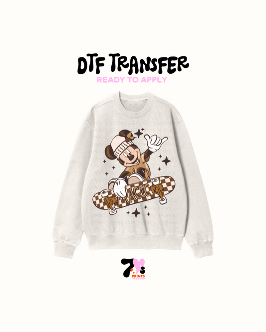Mouse skateboard- DTF Transfers