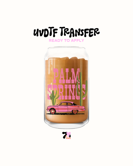 Palm springs - UVDTF Decal